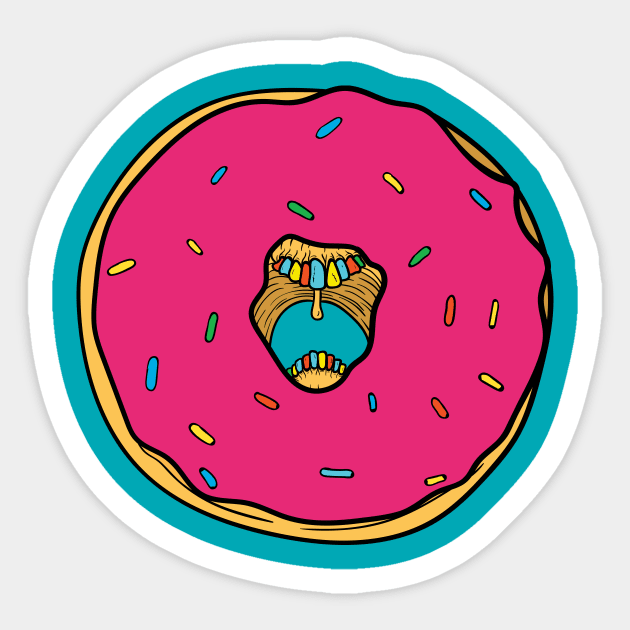 Lil Dough-Nuts Sticker by CalebLindenDesign